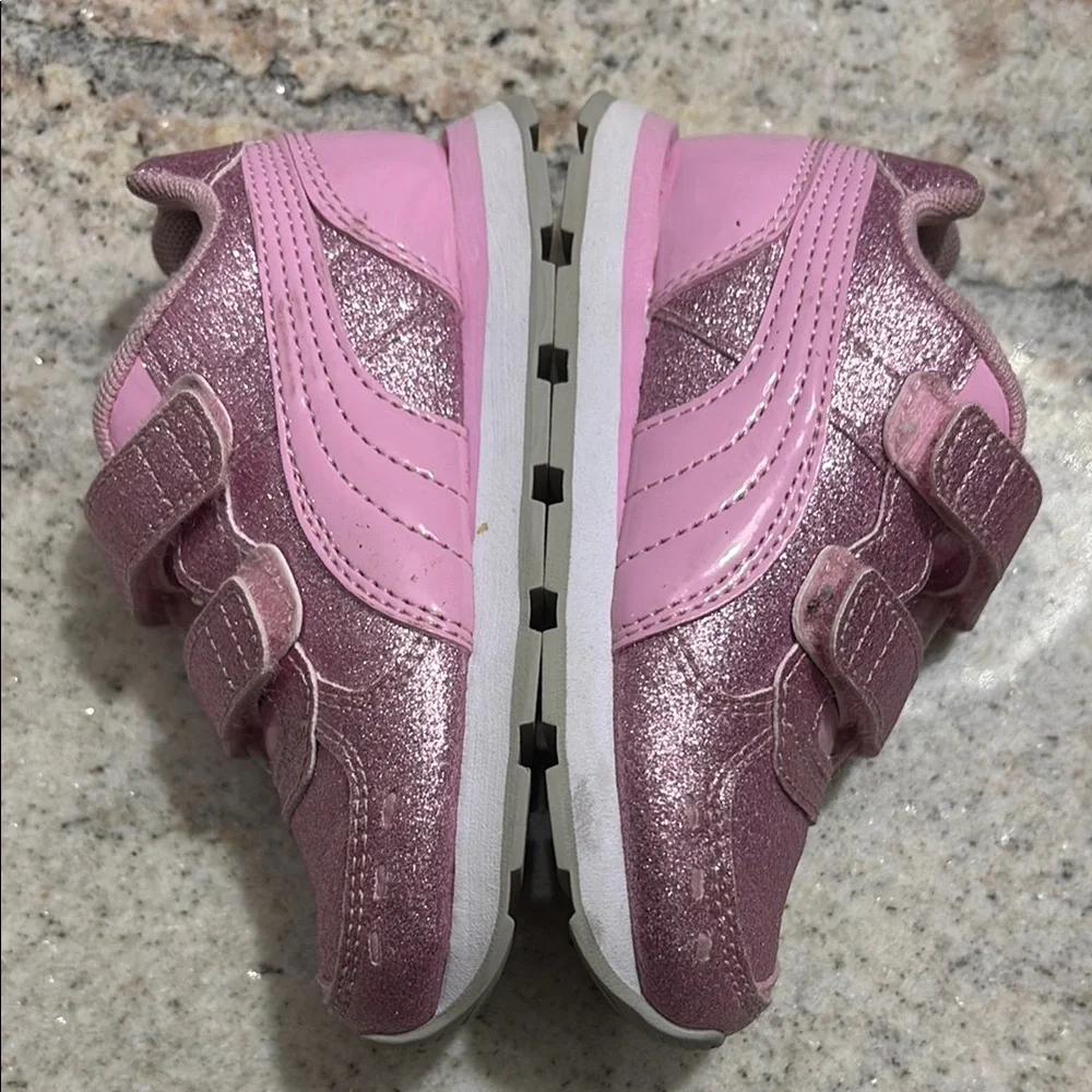 Puma Sparkly Pink Toddler Shoes - Picture 6 of 9